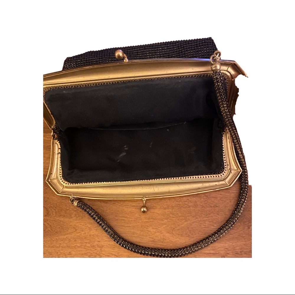 Vintage Glomesh Style Black Evening Bag - Picture 8 of 12